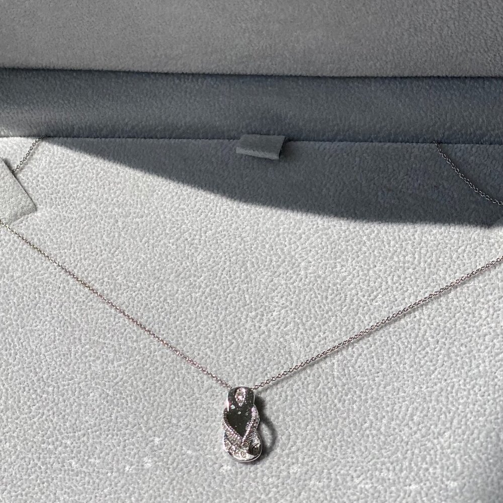 Robert Coin Tiny Treasures Flip Flop Necklace